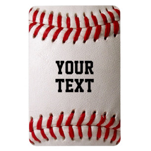 Magnet Flexible Baseball avec nom personnalisé