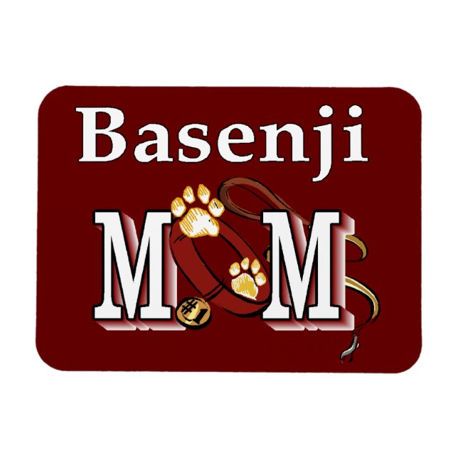 Magnet Flexible Basenji Dog (Horizontal)