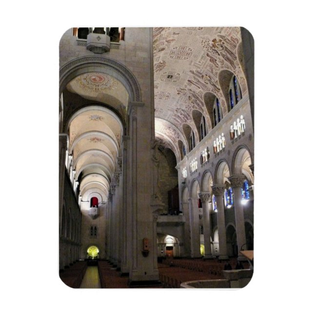 Magnet Flexible Basilica of Sainte Anne de Beaupre, Québec, Canada (Vertical)