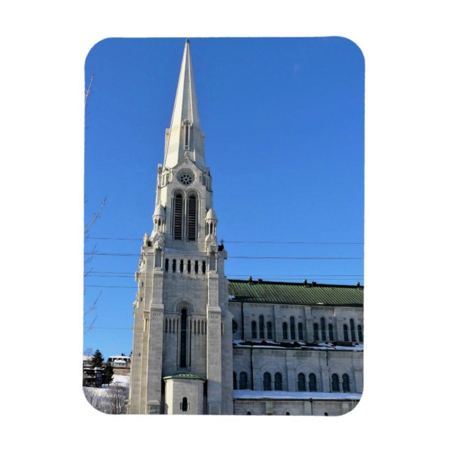 Magnet Flexible Basilica of Sainte Anne de Beaupre, Québec, Canada (Vertical)