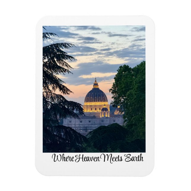 Magnet Flexible Basilique Saint-Pierre | Rome, Italie (Vertical)