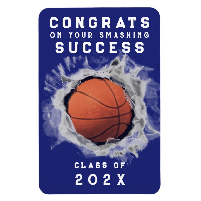 Magnet Flexible Basket-ball senior nuit bleue (Vertical)