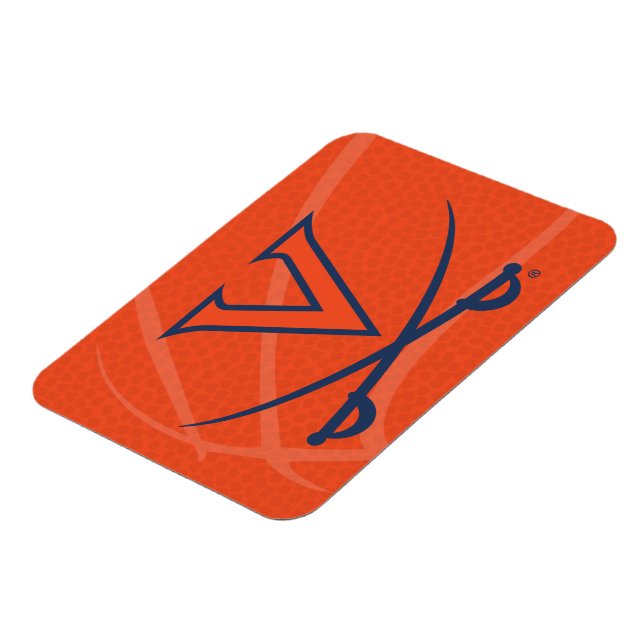 Magnet Flexible Basketball des Cavaliers de Virginie (Côté Gauche)
