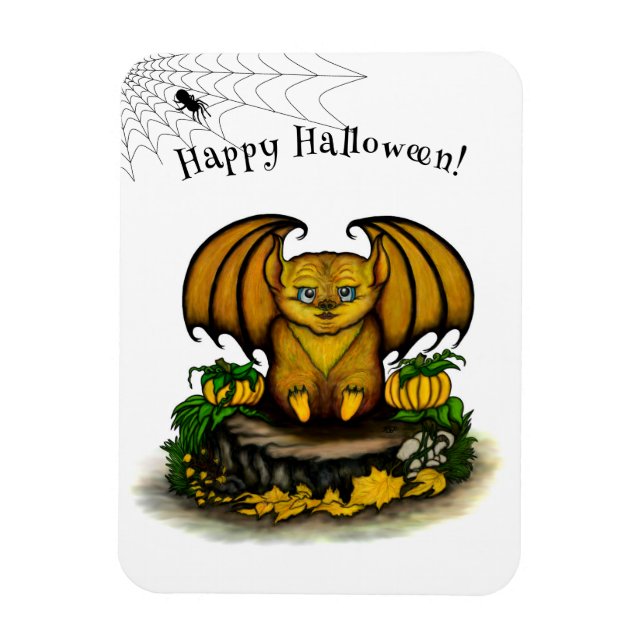 Magnet Flexible Bat d'Halloween mignonne (Vertical)
