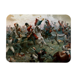 Magnet Flexible Bataille de Waterloo, le 18 juin 1815, 1898 (coule