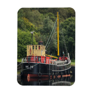Magnet Flexible Bateau à soufflet Vic32 dans le bassin du canal de