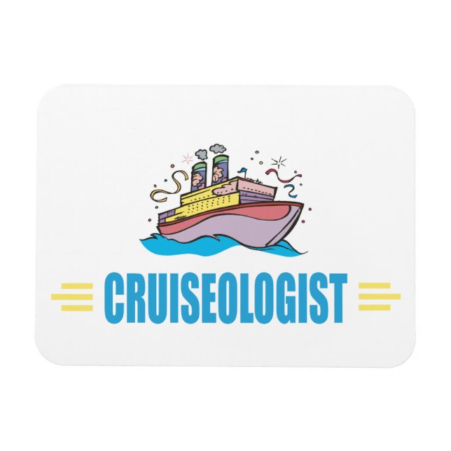 Magnet Flexible Bateau de croisière amusant (Horizontal)