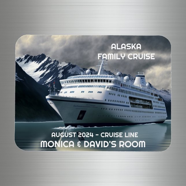 Magnet Flexible Bateau de croisière de l'Alaska sur océan Personna (Créateur téléchargé)