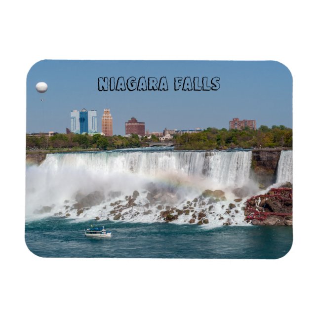 Magnet Flexible Bateau et chutes américaines des chutes du Niagara (Horizontal)