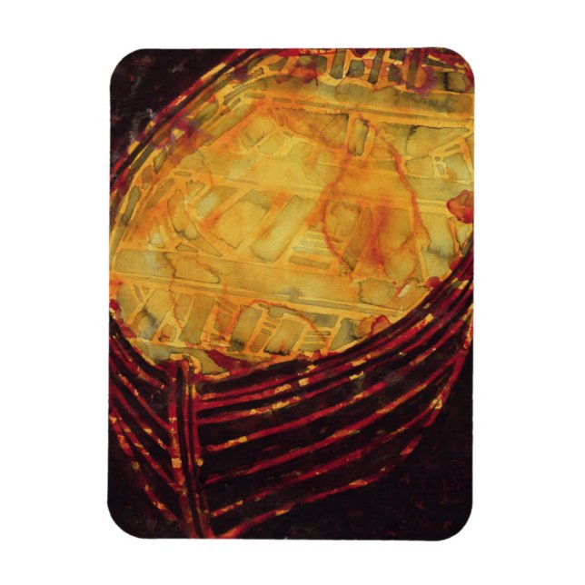 Magnet Flexible Bateau jaune 2007 (Vertical)