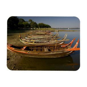 Magnet Flexible Bateaux sur le lac entre Kyauktawgyi Paya et