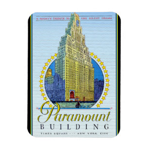 Magnet Flexible Bâtiment Paramount New York City