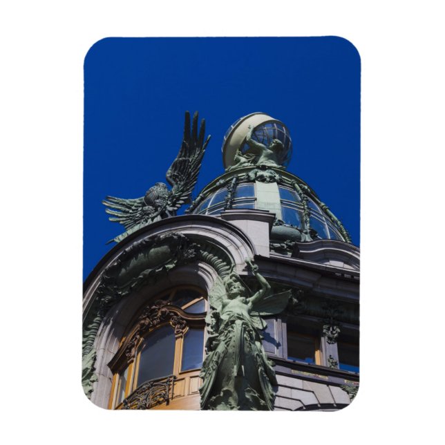 Magnet Flexible Bâtiment Singer, détail (Vertical)