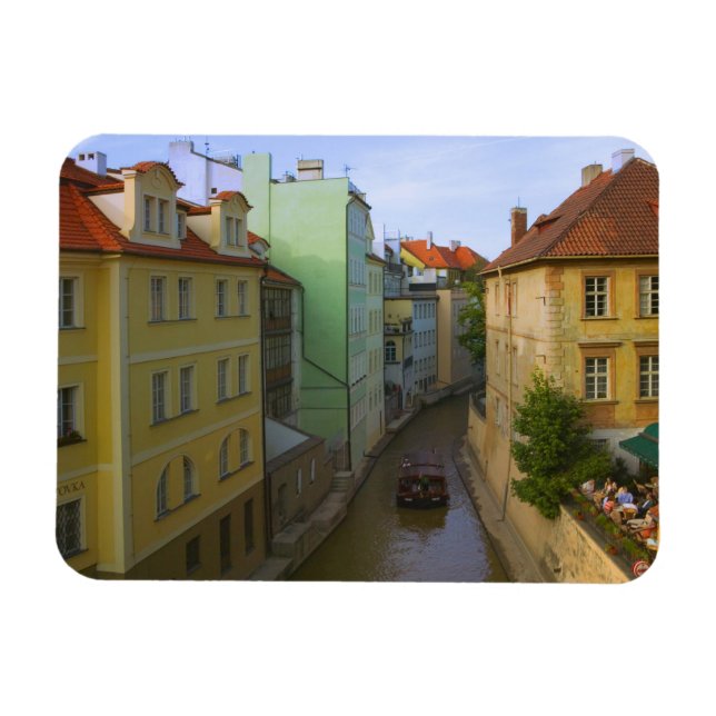 Magnet Flexible Bâtiments historiques avec canal, Prague, Républiq (Horizontal)