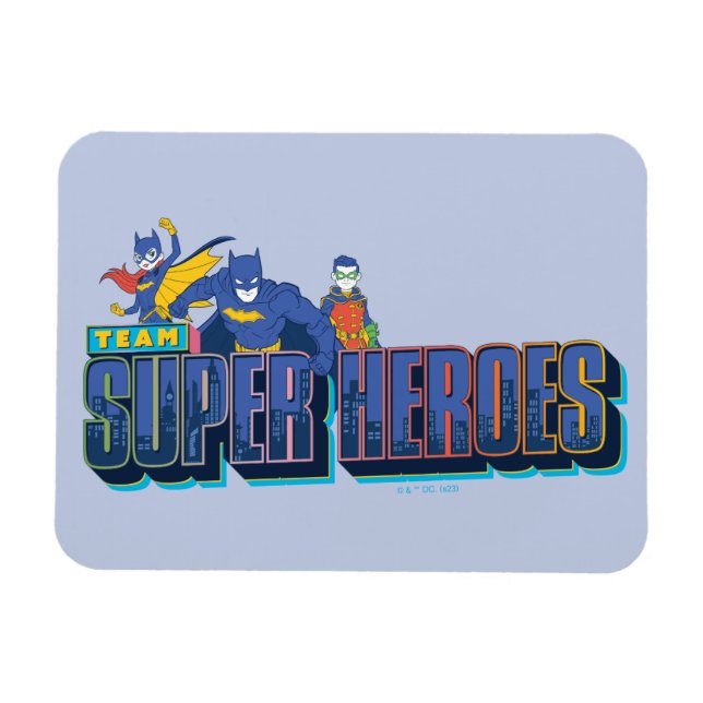 Magnet Flexible Batman | Team Super Heroes (Horizontal)