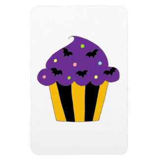 Magnet Flexible Bats d'Halloween violet Cupcake