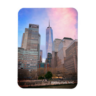 Magnet Flexible Batterie Park de Staten Island Ferry NYC Carte pos