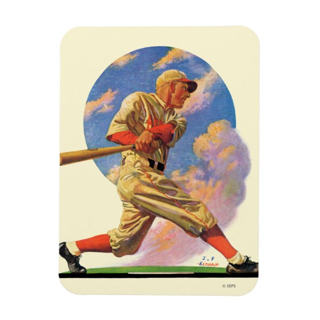 Magnet Flexible Batteur de baseball (Vertical)