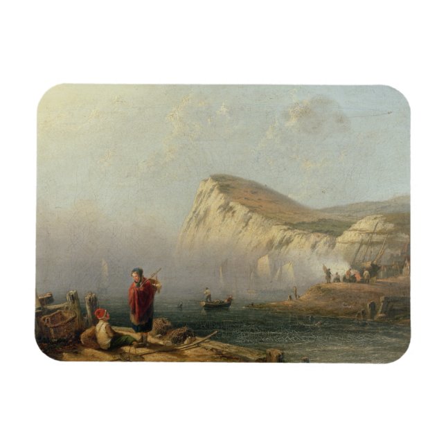 Magnet Flexible Beachy Head, 1850 (huile sur toile) (Horizontal)