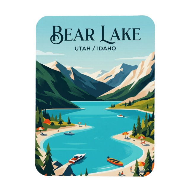 Magnet Flexible Bear Lake États-Unis (Vertical)