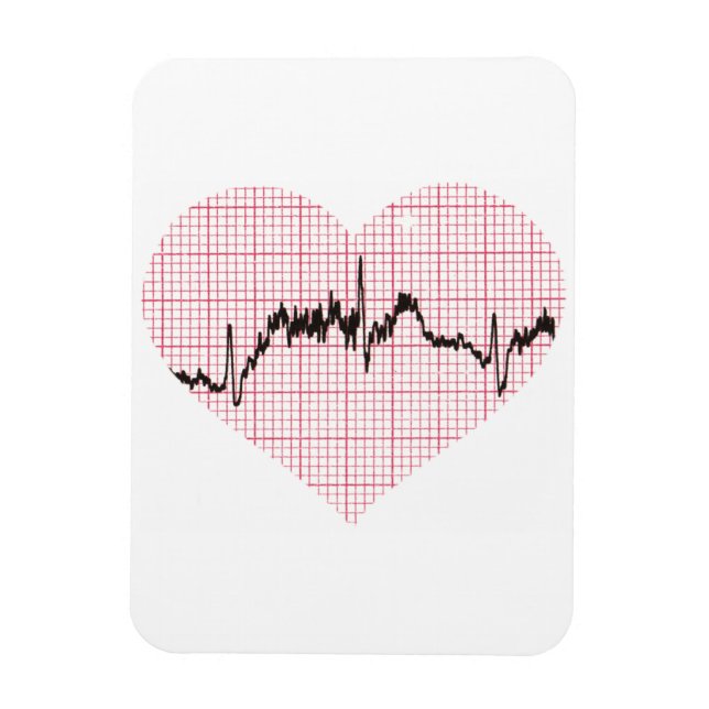 Magnet Flexible Beat du coeur VII (Vertical)