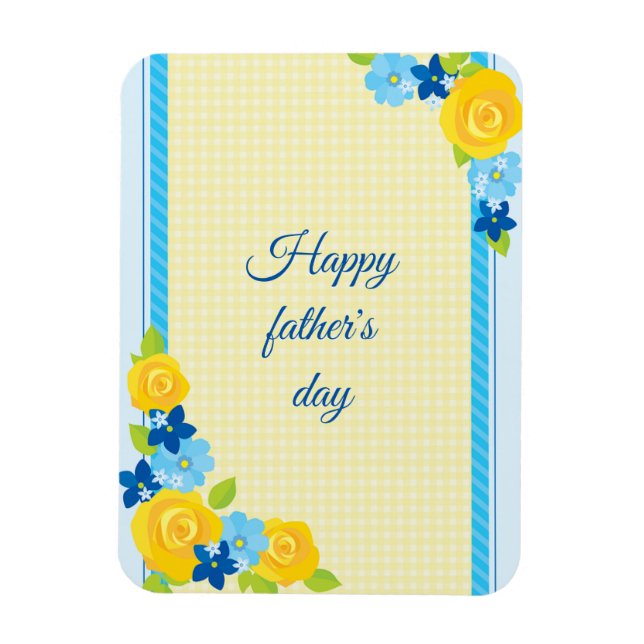 Magnet Flexible Beatiful Happy Father's day (Vertical)