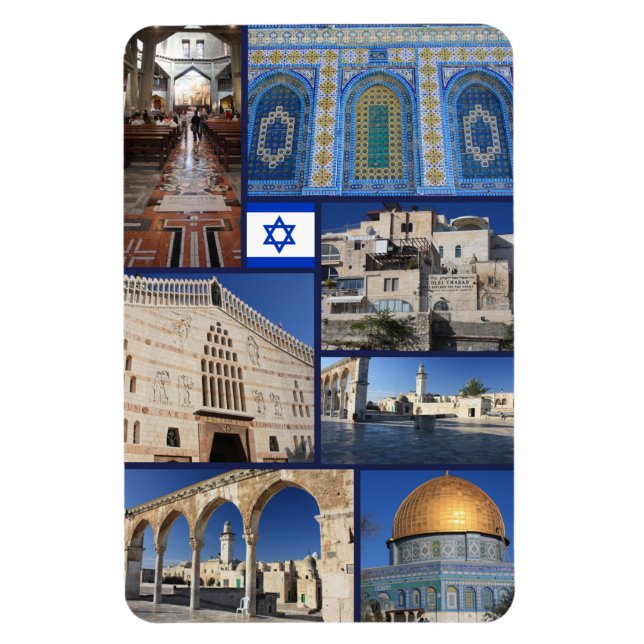 Magnet Flexible Beau Israël, (Vertical)