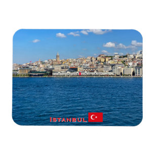Magnet Flexible Beau panorama de voyage à Istanbul