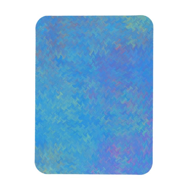 Magnet Flexible Beau papier bleu marbré (Vertical)