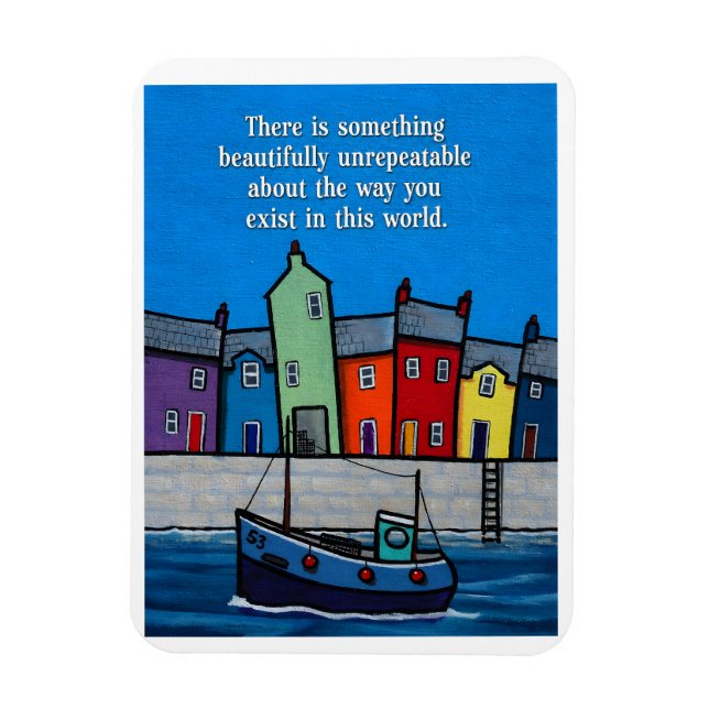 Magnet Flexible Beautifully Unrepeatable Inspirational Coastal (Vertical)