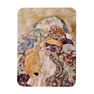 Magnet Flexible Bébé dans une courtepointe aux couleurs vives