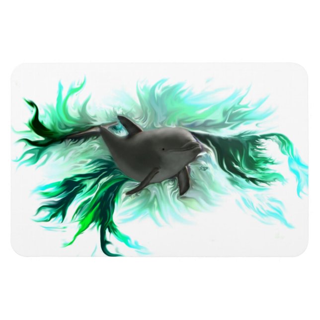 Magnet Flexible Bébé dauphin (Horizontal)