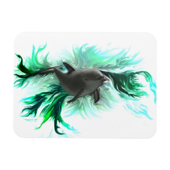 Magnet Flexible Bébé dauphin (Horizontal)
