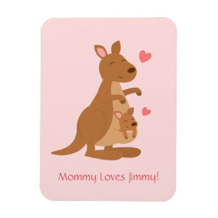 Magnet Flexible Bébé kangourou mignon Joeys pour les enfants