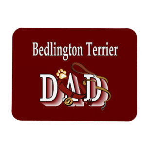 Magnet Flexible Bedlington Terrier Dad