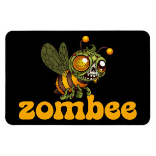 Magnet Flexible Bee Zombie mignonne