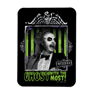 Magnet Flexible Beetlejuice "Ghost With The Most" Portrait