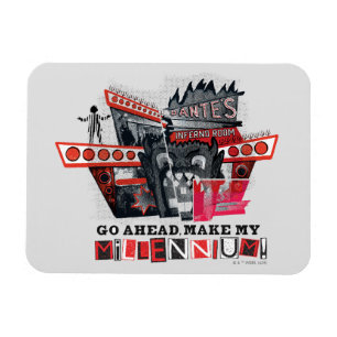 Magnet Flexible Beetlejus   Aller de l'avant faire mon millénaire