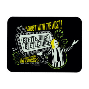 Magnet Flexible Beetlejus Marquee "Ghost With The Most"