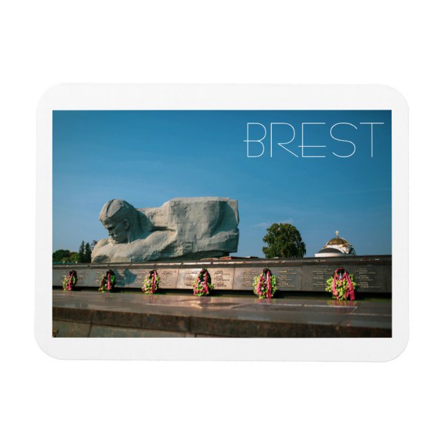 Magnet Flexible Belarus Беларусь Brest Брест Fortress (Horizontal)