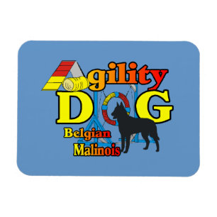 Magnet Flexible Belgian Malinois Agility