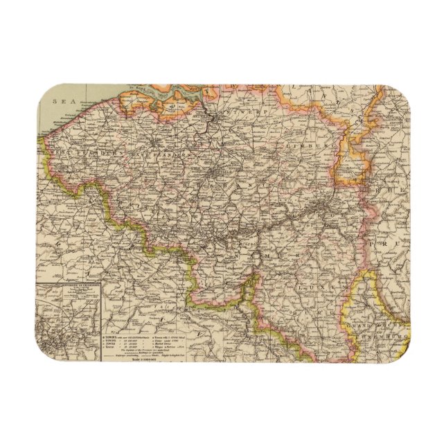 Magnet Flexible Belgique, Luxembourg (Horizontal)