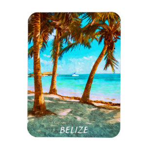 Magnet Flexible Belize Tropical Beach