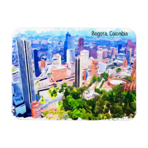 Magnet Flexible Belle Bogota Colombia Ville Panorama