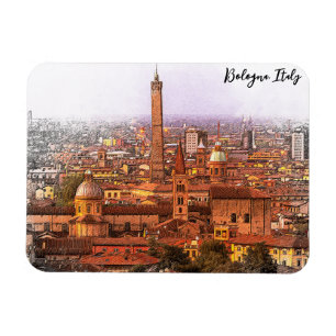 Magnet Flexible Belle Bologne Italie Panorama