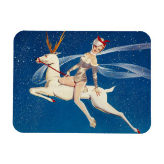 Magnet Flexible Belle épingle de Noël vers le haut fille flexible