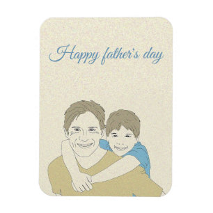 Magnet Flexible Belle Fête des pères heureuse