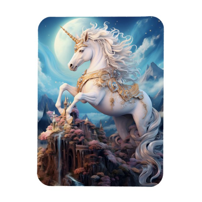 Magnet Flexible Belle licorne (Vertical)