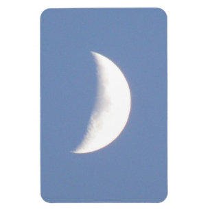Magnet Flexible Belle lune de croissant de cire à l'aurore Premium