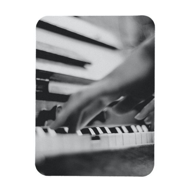 Magnet Flexible Belle oeuvre de piano (Vertical)